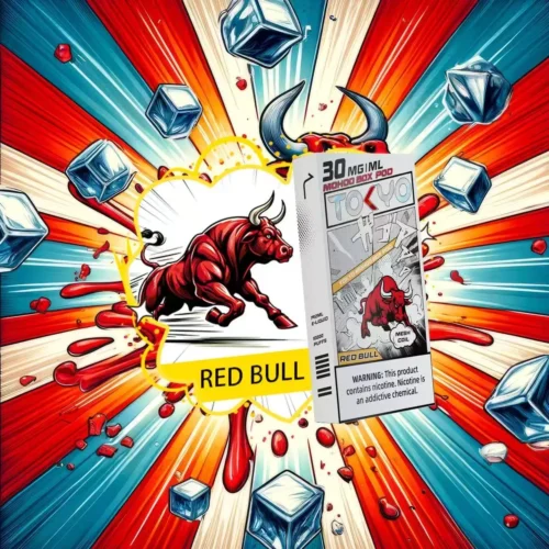 紅牛味 東京魔盒電子煙煙彈 - 能量滿載的活力風暴