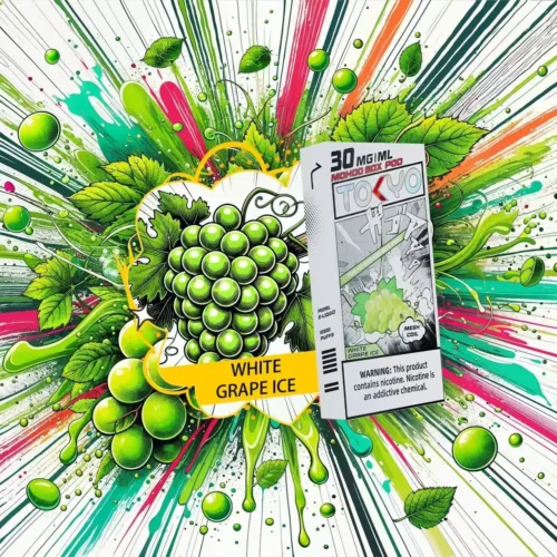 東京魔盒白葡萄口味煙彈｜清爽冰白葡萄電子煙